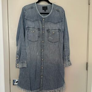 Lucky Brand Distressed Denim dress
